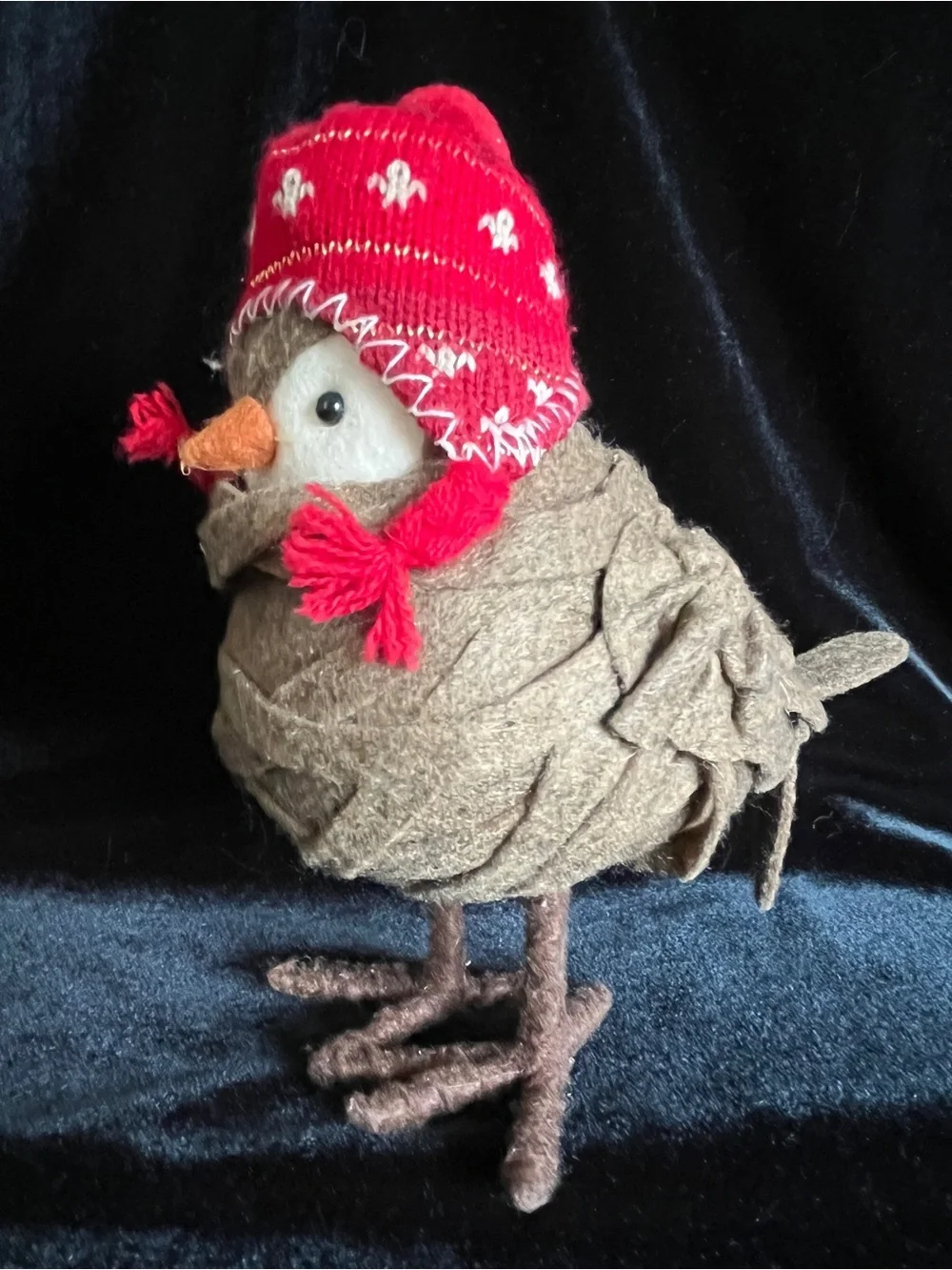 Rare 2013 Target Spritz Featherly Friend Winter Fabric Bird Wondershop
